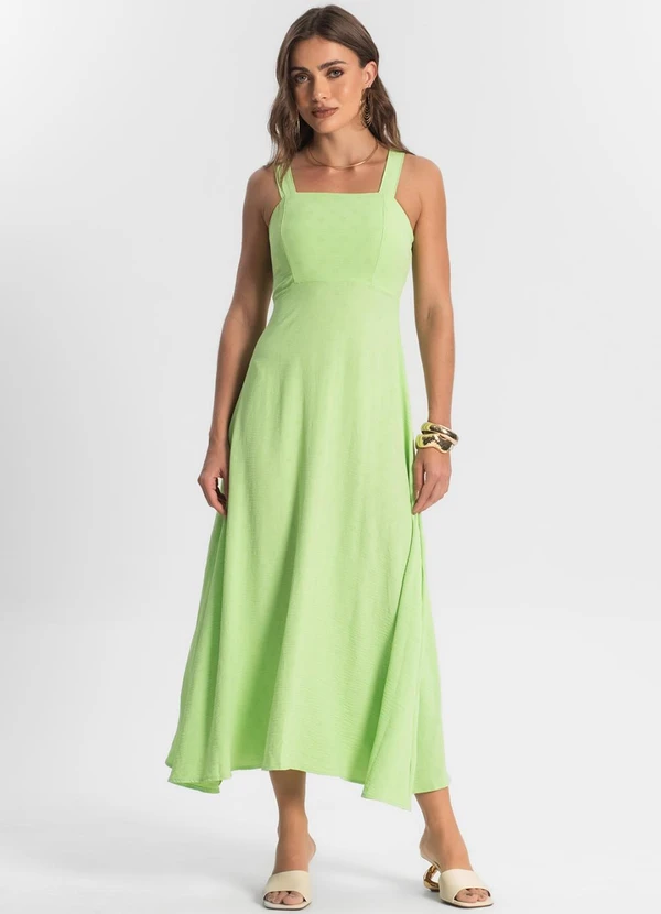 Endless - Vestido Midi de Alça Verde
