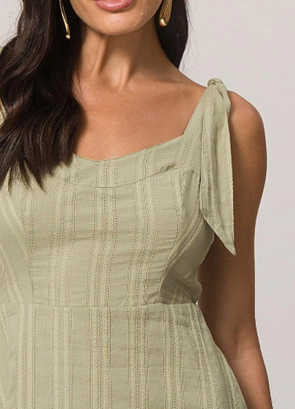 Doce Trama - Vestido Midi de Alça Verde 5