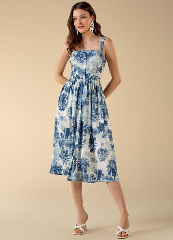 Use Modo - Vestido Midi de Alcas Wild Estampado