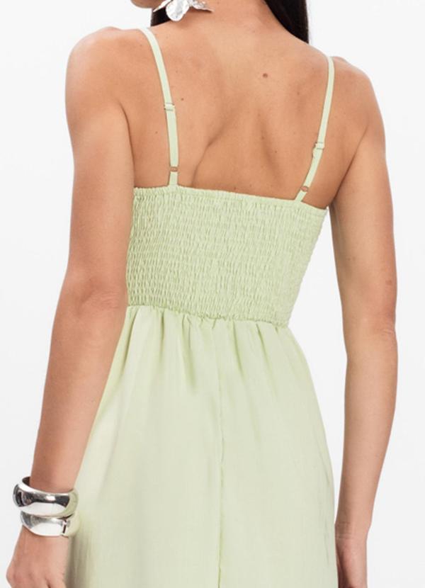 Rovitex - Vestido Midi de Alcinha Atrativa Modas Verde 4
