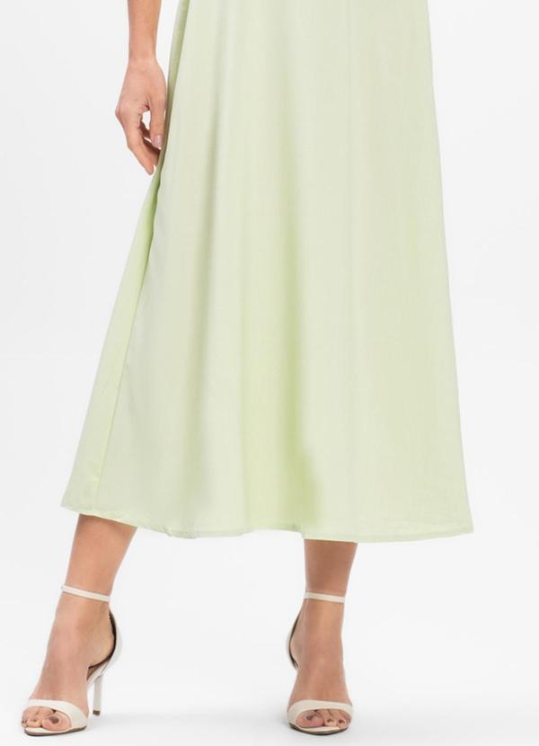 Rovitex - Vestido Midi de Alcinha Atrativa Modas Verde 5