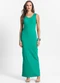 Endless - Vestido Midi de Ribana Feminino Azul - variação: Verde