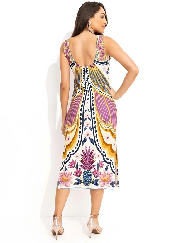 Farm - Vestido Midi Doce Voo 4