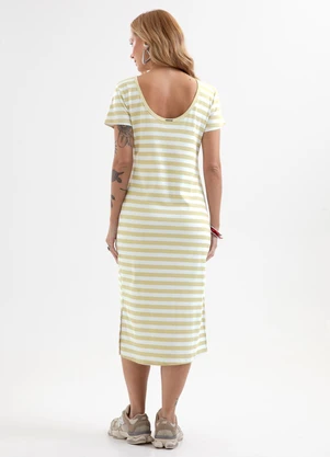 Cativa - Vestido Midi em Algodão Verde - CATIVA