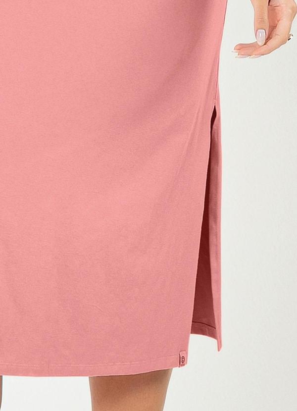 Cativa - Vestido Midi em Cotton Rosa Claro 3