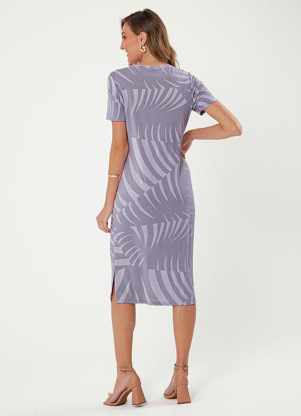 Cativa - Vestido Midi em Crepe Lilás 2