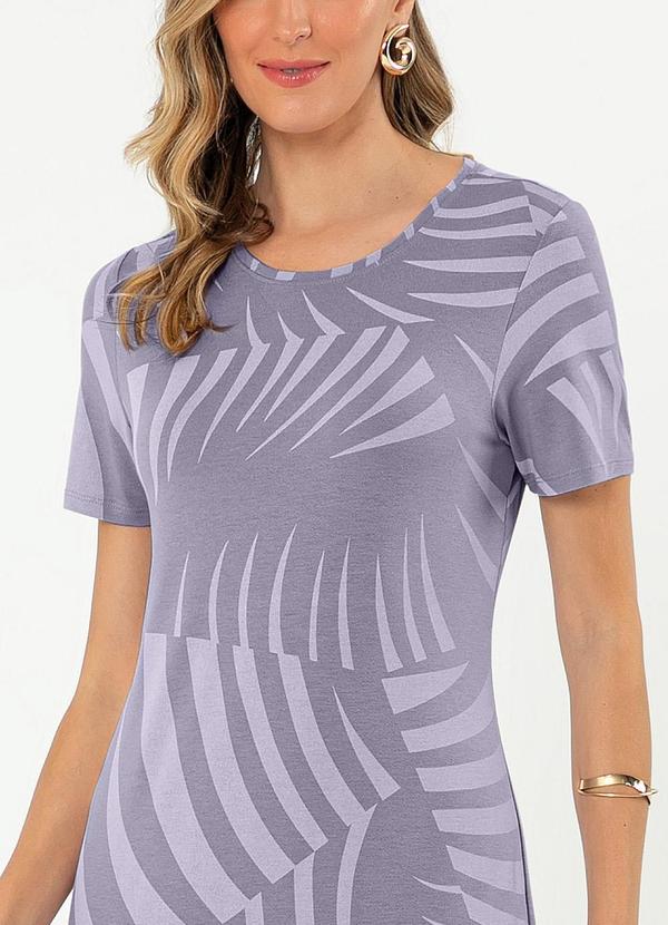 Cativa - Vestido Midi em Crepe Lilás 3