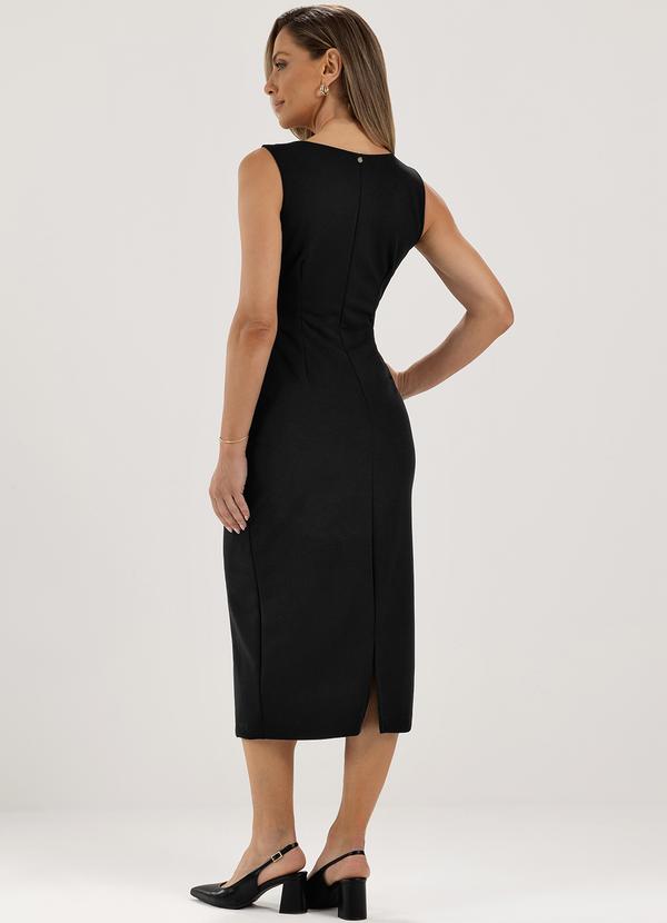 Principessa - Vestido Midi em Malha Preto Julien 2