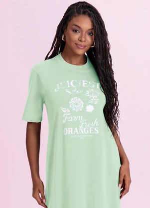Angel - Vestido Midi em Meia Malha Verde - ANGEL