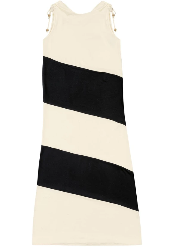 Malwee - Vestido Mídi em Moletinho Off White 3