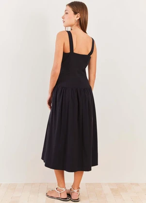 Sofie - Vestido Midi em Sarja Viscolinho Urban Codes - Sof - SOFIE