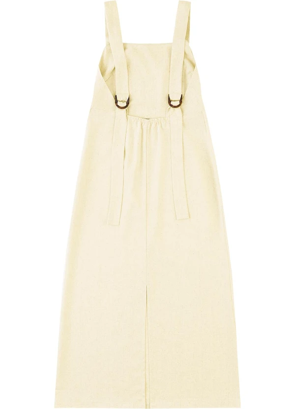 Malwee - Vestido Mídi em Viscolinho Off White 2