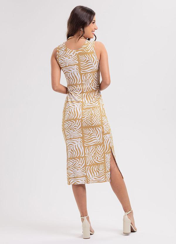 Habana - Vestido Midi em Viscose Marrom 2