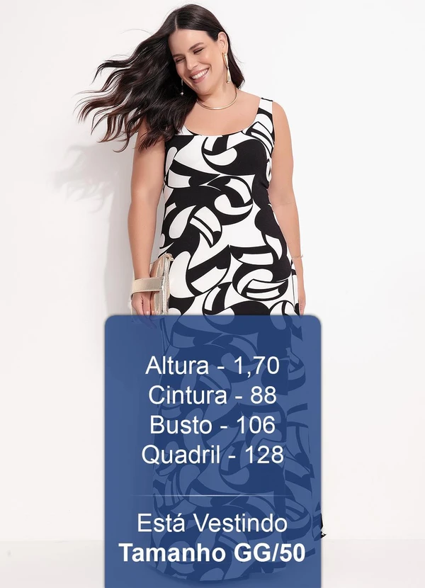 Farm - Vestido Midi em Viscose Preto 11