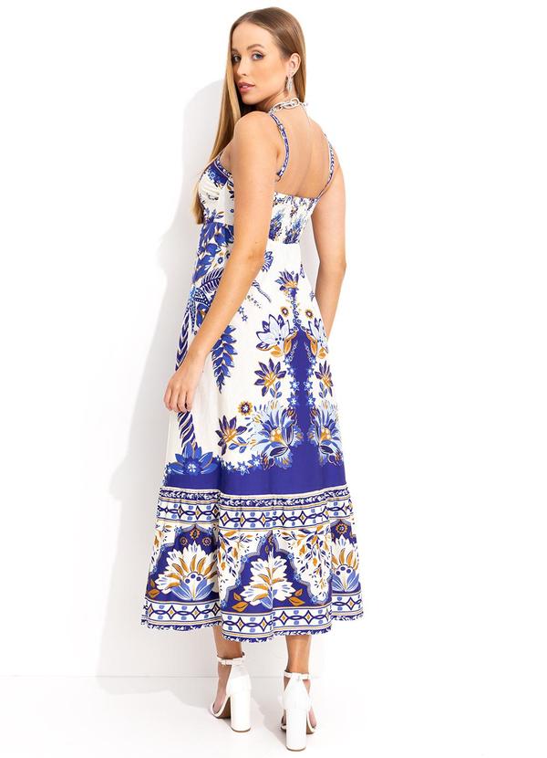 Farm - Vestido Midi Encanto Tropical Off White 2