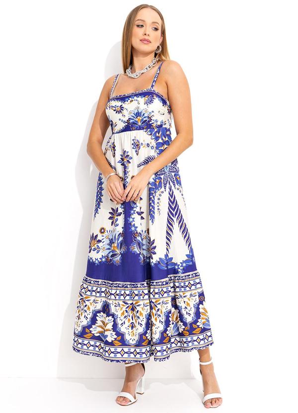 Farm - Vestido Midi Encanto Tropical Off White 3