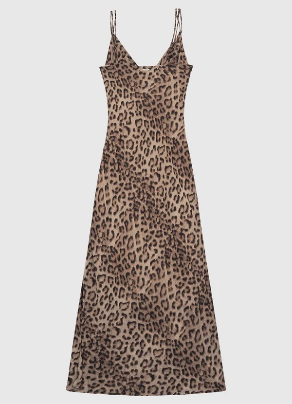 Enfim - Vestido Mídi Evasê Marrom 2