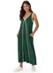 Malwee - Vestido Mídi Evasê Verde - variação: Verde