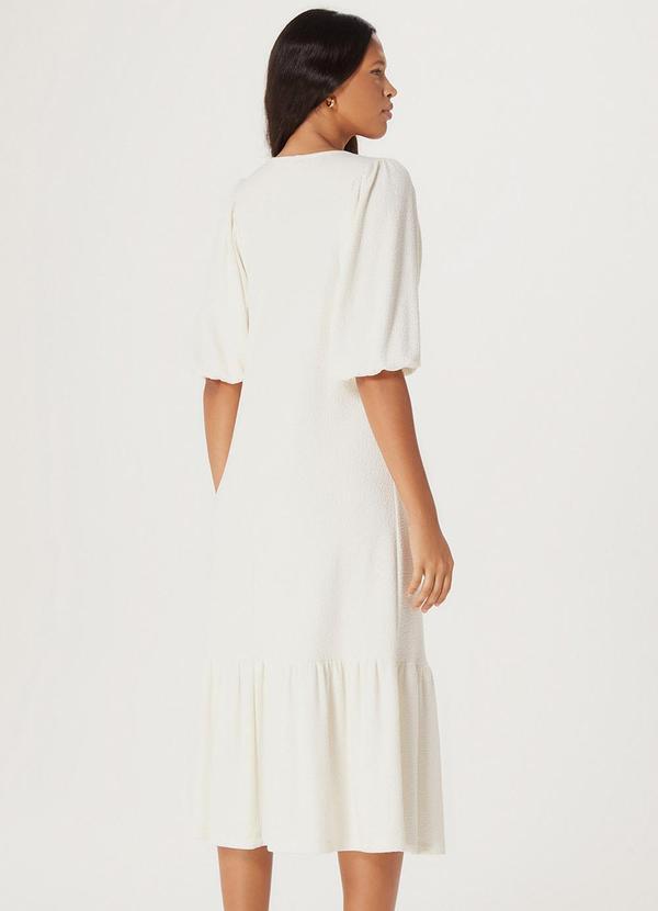 Hering - Vestido Midi Fem Bege Claro 2