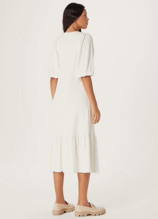 Hering - Vestido Midi Fem Bege Claro 5