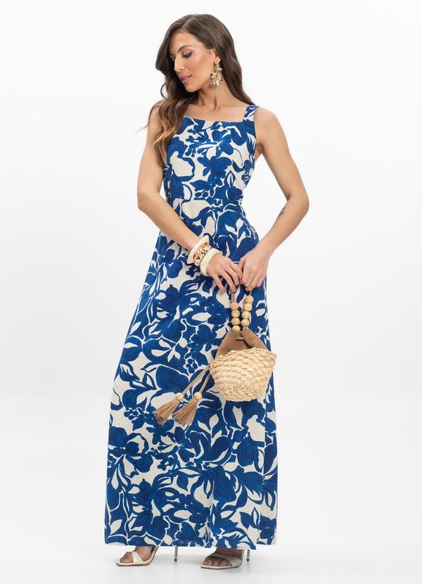 Endless - Vestido Midi Feminino Azul 3