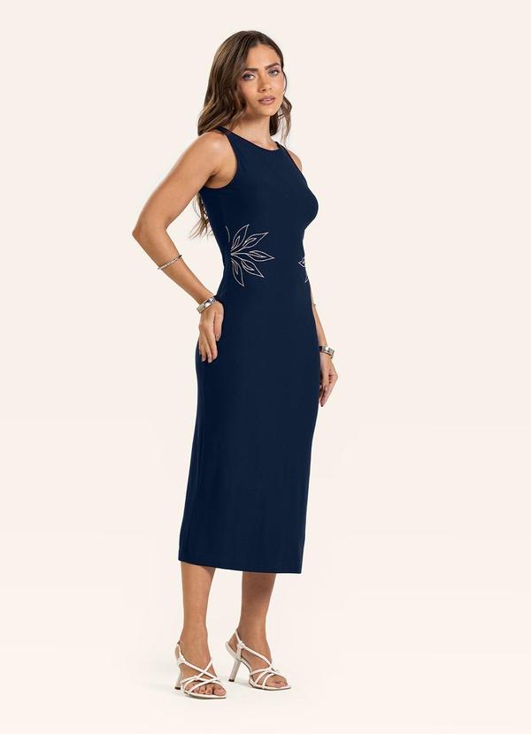 Endless - Vestido Midi Feminino Azul