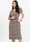 Select - Vestido Midi Feminino Bege - variação: Bege