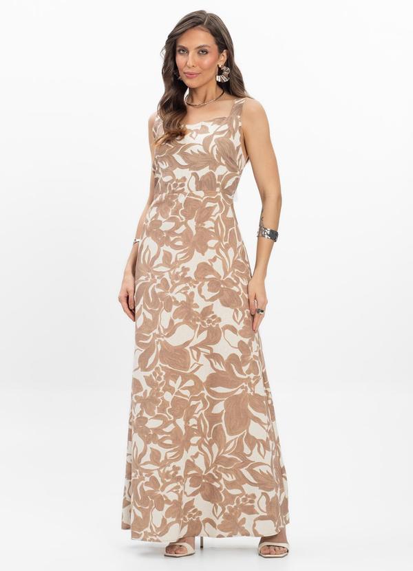 Endless - Vestido Midi Feminino Marrom