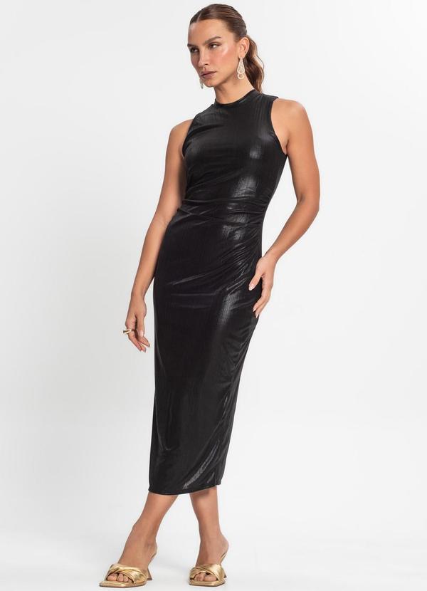 Endless - Vestido Midi Feminino Preto
