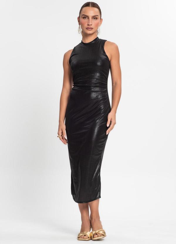 Endless - Vestido Midi Feminino Preto 3