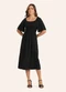 Endless - Vestido Midi Feminino Marrom - variação: Preto
