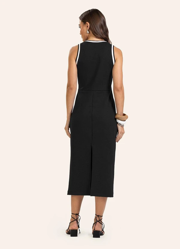 Endless - Vestido Midi Feminino Preto 2