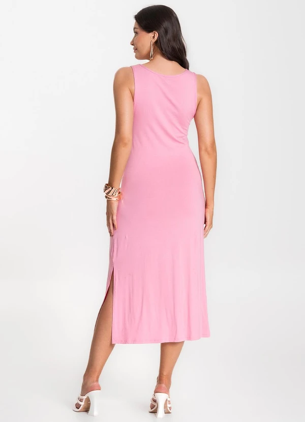 Select - Vestido Midi Feminino Rosa 2
