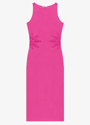 Endless - Vestido Midi Feminino Rosa - ENDLESS
