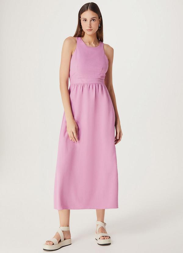 Hering - Vestido Midi Feminino Roxo
