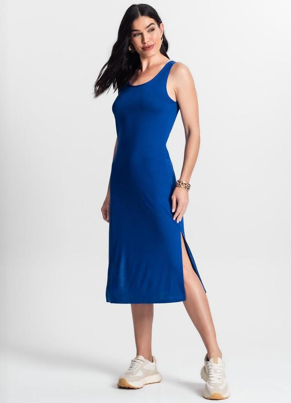Select - Vestido Midi Feminino Select Azul 1