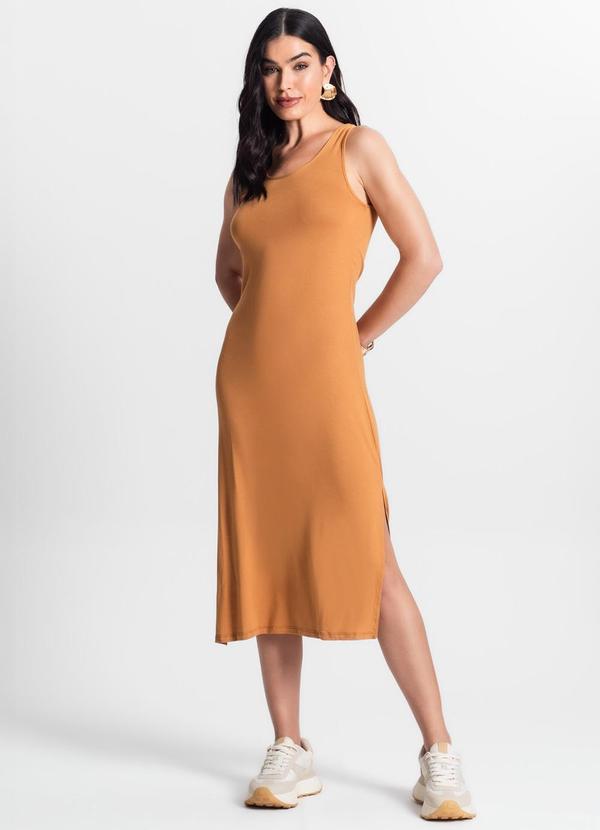 Select - Vestido Midi Feminino Select Marrom 3