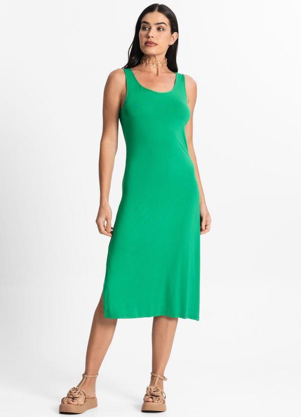 Select - Vestido Midi Feminino Verde