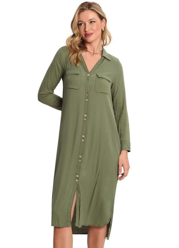 Endless - Vestido Midi Feminino Verde