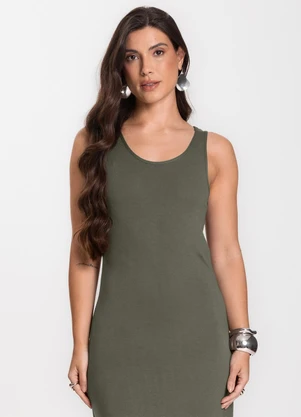 Select - Vestido Midi Feminino Verde - SELECT