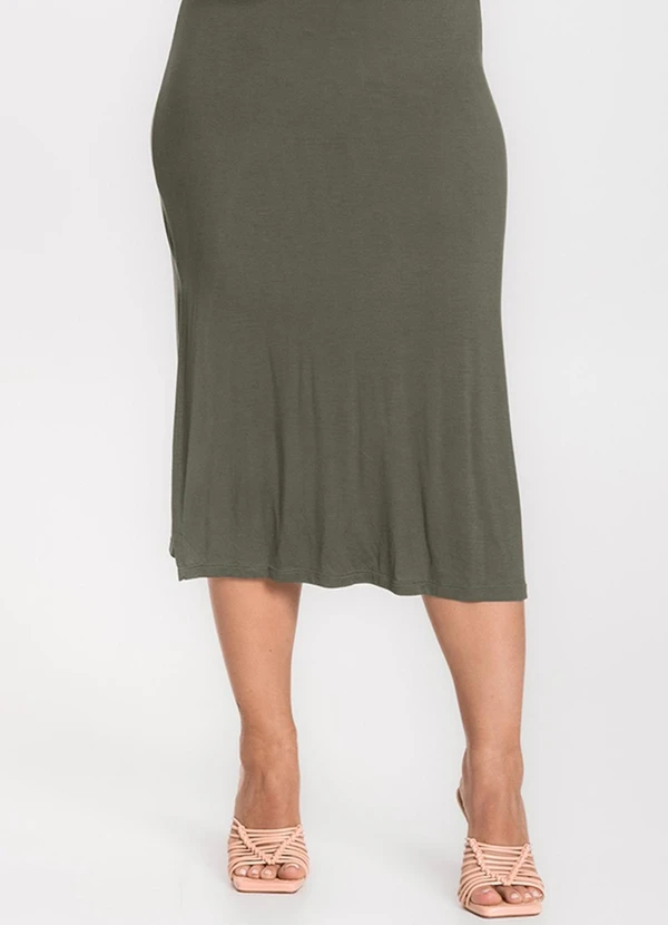 Select - Vestido Midi Feminino Verde 3