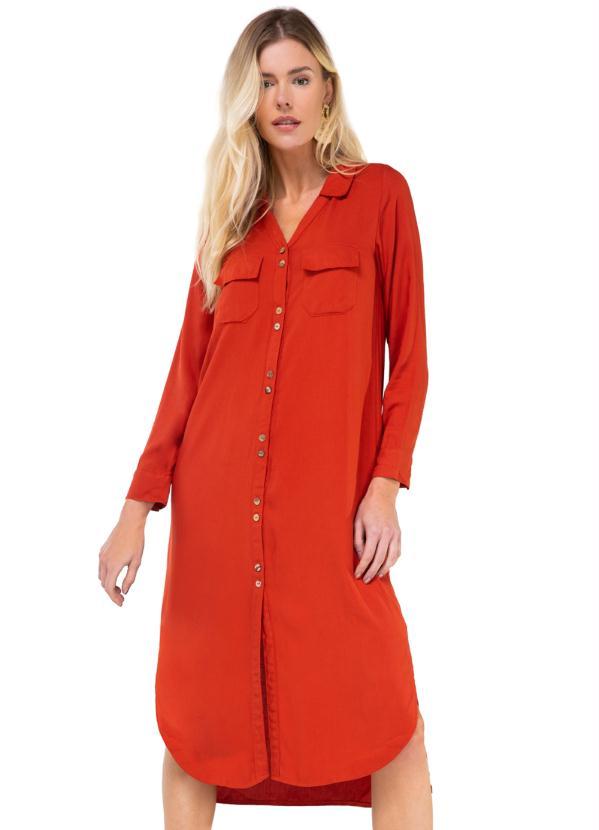 Endless - Vestido Midi Feminino Vermelho