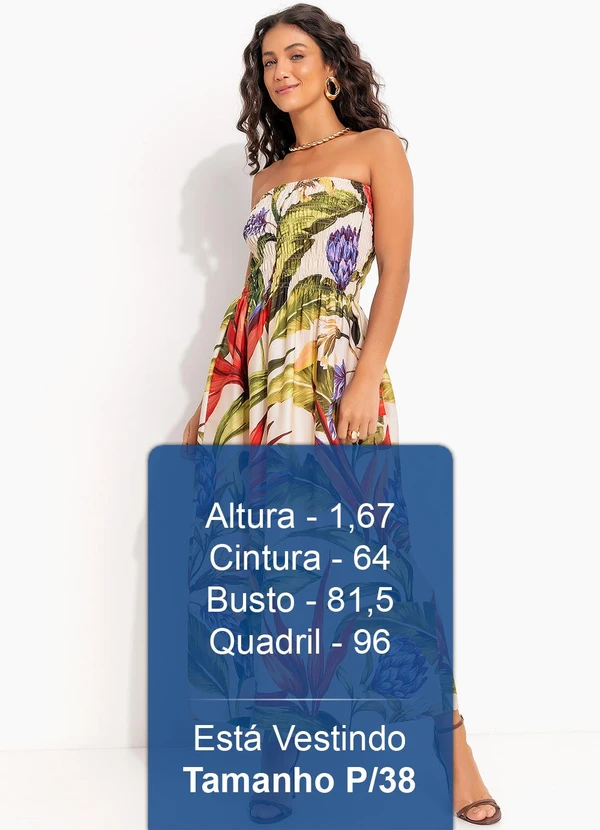 Farm - Vestido Midi Florarte Bege 5