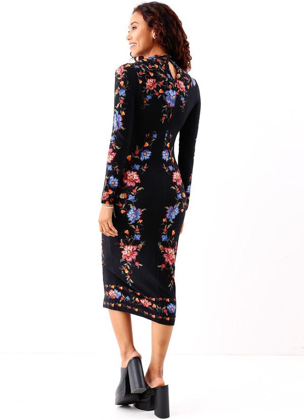 Farm - Vestido Midi Fruta Bordada 3