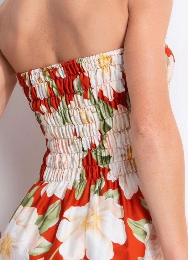 Farm - Vestido Midi Gabrielle Vermelho 7