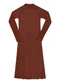 Outlet - Vestido Midi Gola Alta Feminino Verde - variação: Marrom