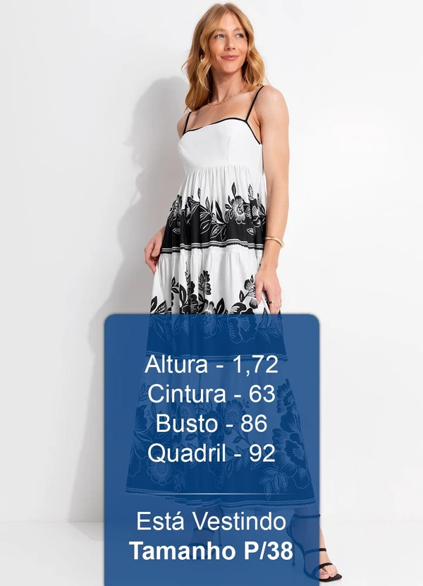 Farm - Vestido Midi Jardim Romance Preto 6