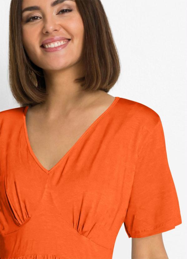 bonprix - Vestido Midi Laranja 2