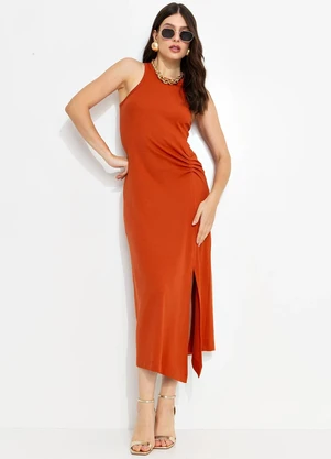 You Premium - Vestido Midi Laranja - YOU PREMIUM