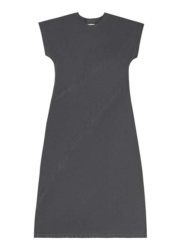 Angel - Vestido Midi Lavado Preto